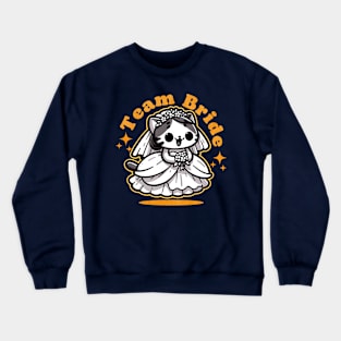 Cute cats are team bride Crewneck Sweatshirt